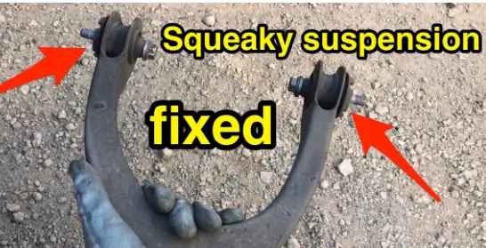 lubricate a squeaky suspension