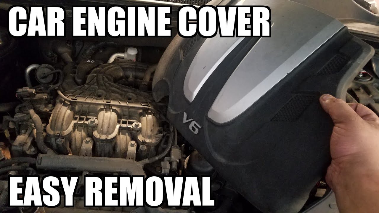 How to Remove Plastic Engine Cover?