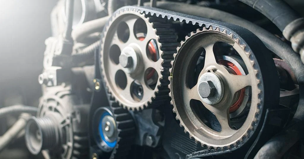 How to replace a timing belt in a car with detailed instructions