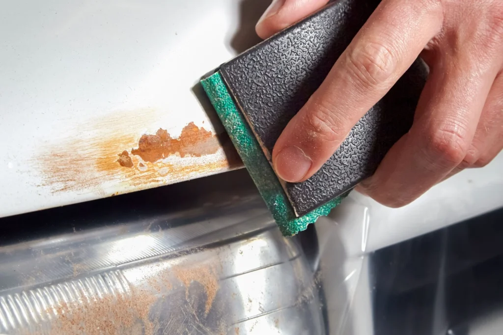 Essential tools for learning how to fix car rust spots at home