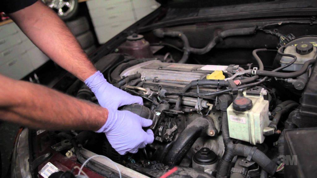 Installing a new fuel pump while learning how to replace a car's fuel pump