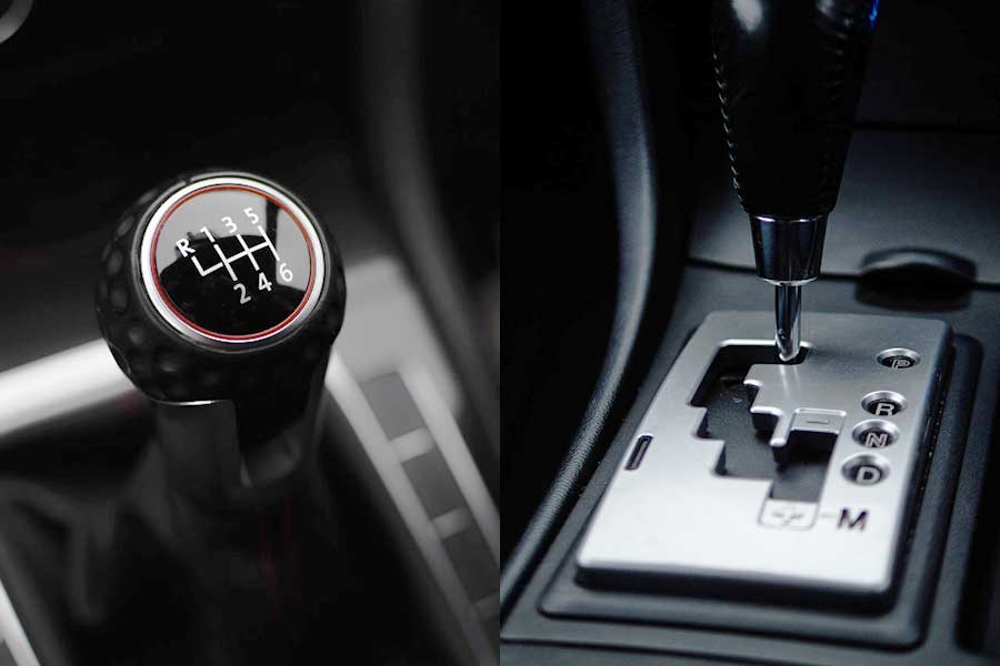 Manual vs automatic transmissions comparison diagram