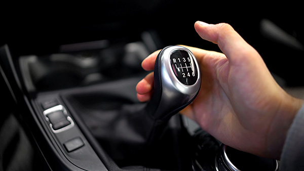 Manual vs Automatic Transmissions - A manual transmission being used